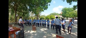 Học sinh cấp  THCS thanh gia phần Trò chơi dân gian do thầy Nguyễn Chí Linh tổ chức